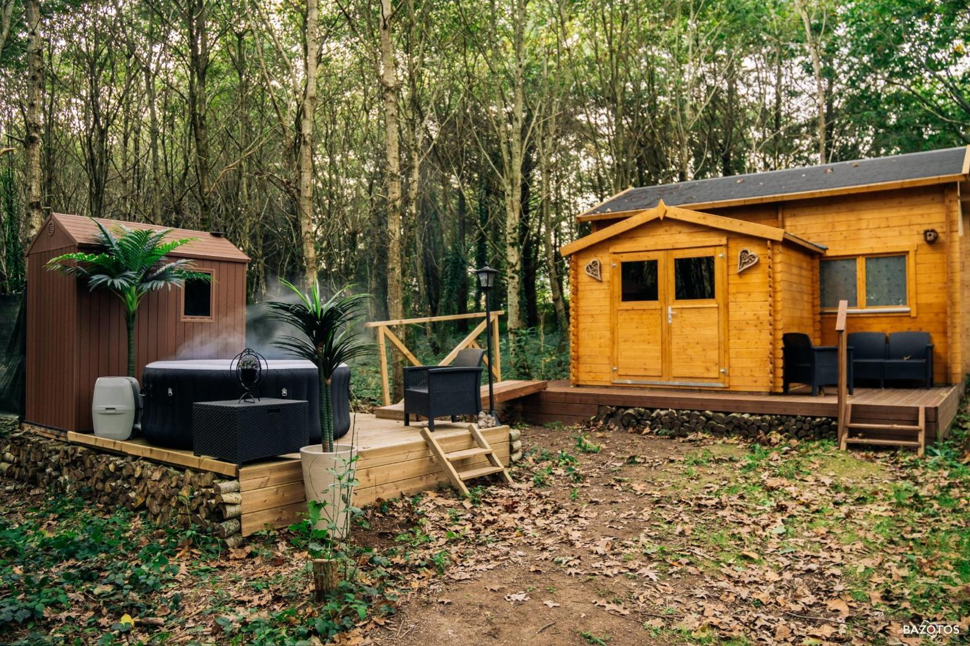 Cabane Insolite Avec Escape Game Saint-Évarzec エクステリア 写真