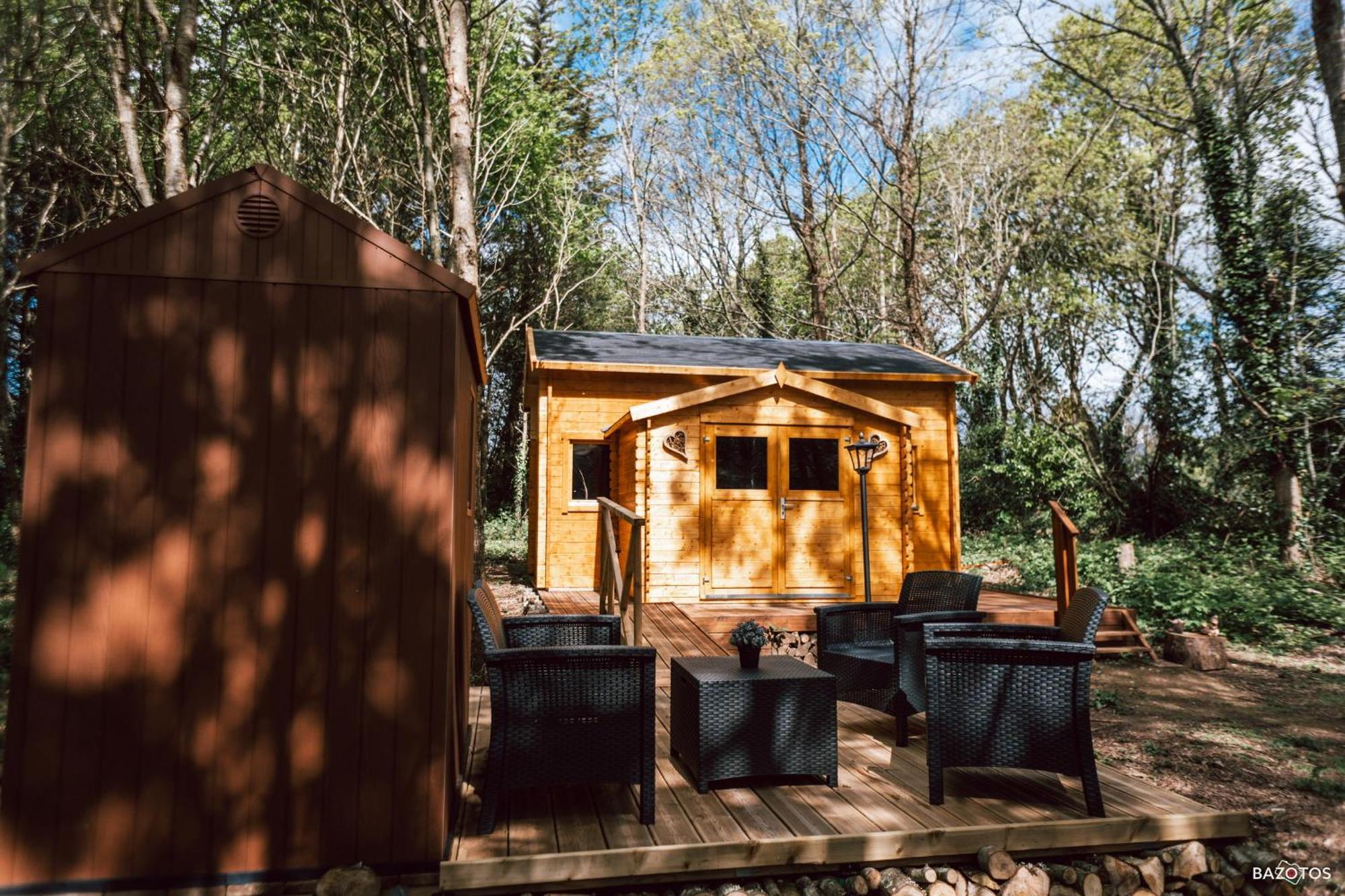 Cabane Insolite Avec Escape Game Saint-Évarzec エクステリア 写真